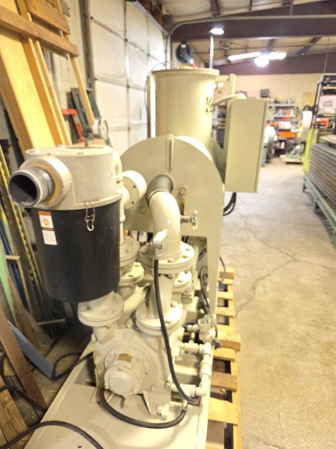 Used Dekker Vacuum Pump, Cleaned Checked, Hose Repaired