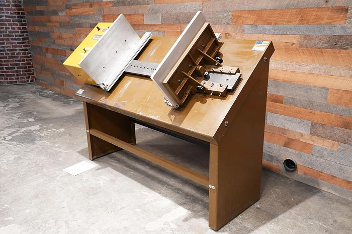 Used Ritter R875 Drawer Box Clamp, 1998, 24 x 36 x 14H Box Capacity, All Pneumatic, Cleaned, Checked