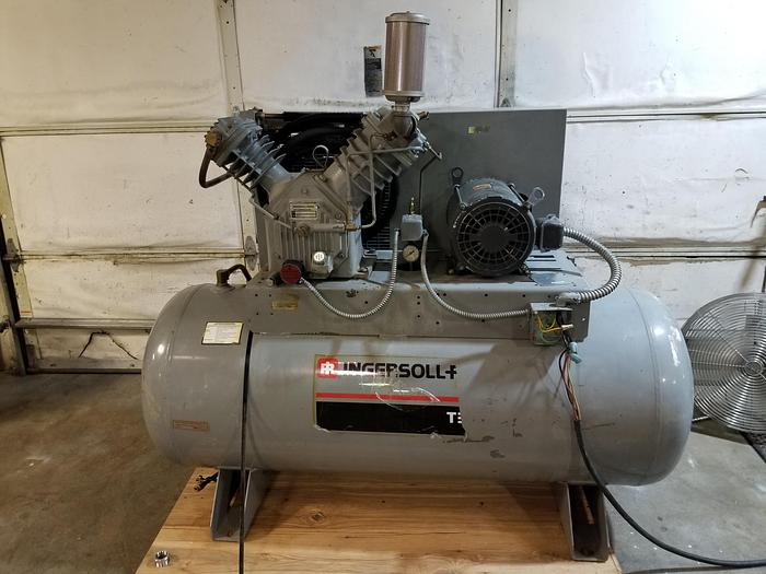 Used Ingersoll Rand T30-2540E10, Air Compressor, 10HP, 230V, 3PH, Cleaned, Checked, Repaired