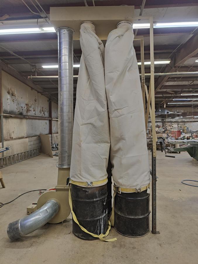 Used Murphy Rodgers MRT-10A, 7.5HP Dust Collector, Plenum, Bags, 3PH