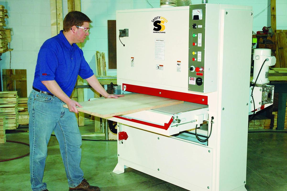 Safety Speed 4375 Wide Belt Sander - 43" Width Capacity, 10HP, Single Phase, 43 x 75 Belts