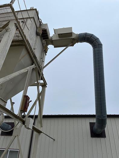Used Murphy Rodgers Model MRSE Dust Collector, 14" RAL, Auto Shaker, 520 Ft. Filter Area, 63filter Baghouse