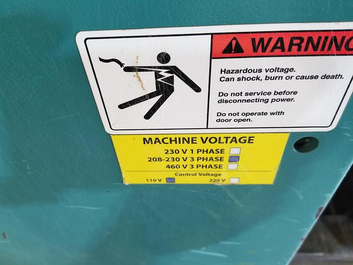 Used Extrema 37" 1 Head Sander, Cleaned, Checked, 20HP motor, 3PH