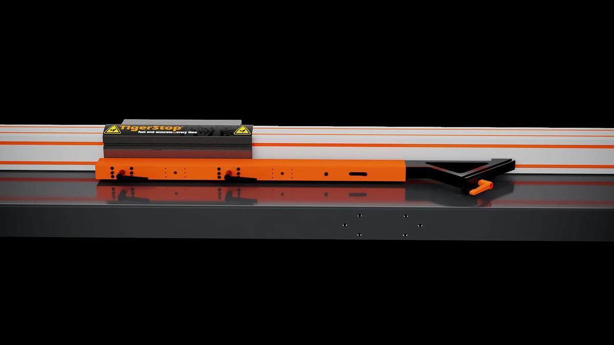 TigerStop 10’ 110V Automated Stop Positioner and Material Pusher TS10