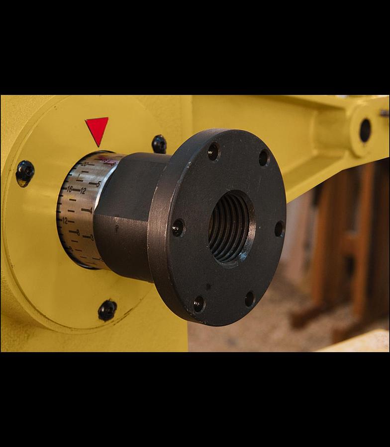 Used Powermatic 4224B Lathe with Lamp Kit 1794224K, 3HP, 220V, 1PH, 24 x 42 Capacity