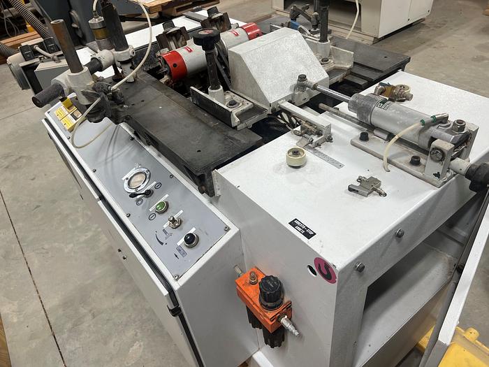 Used Griggio Louver Groover GAL/P, 230V, 3PH, (2) 1.8HP Motors, 1HP Feed Motor, 20 slots/Min. Per Side