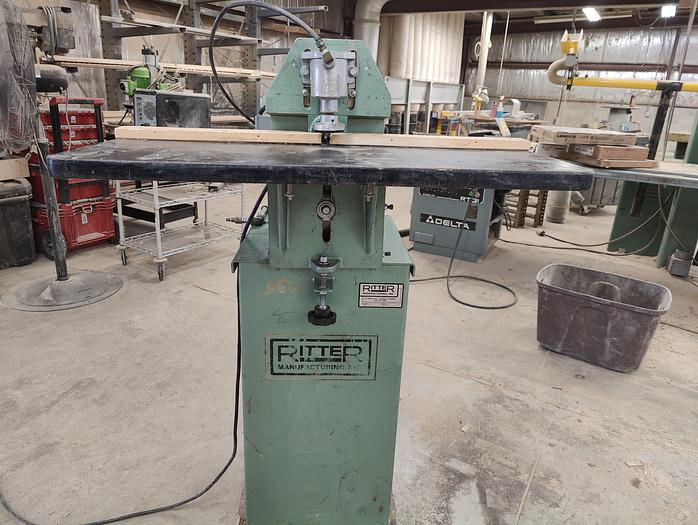 Used Ritter R130 Horizontal Single Spindle Boring Machine, 1HP, 1PH, Cleaned, Checked