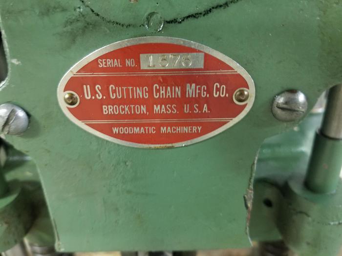 Used US Cutting Chain Co. Heavy Cast Iron US Made Bench Mount Chain Mortiser