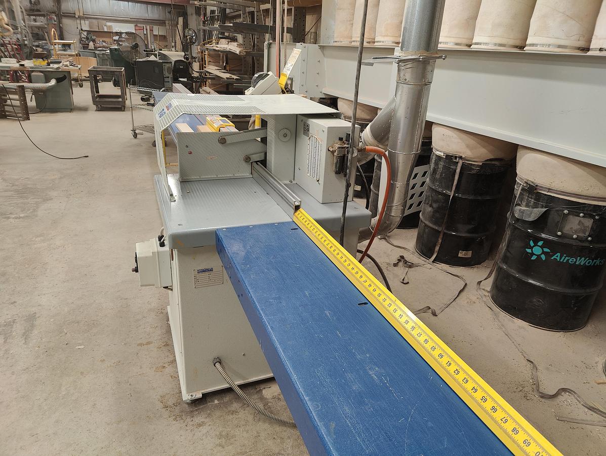 Used Stromab TR450 Upcut Saw With Tigerstop TS10 Digital Stop w/optimizing