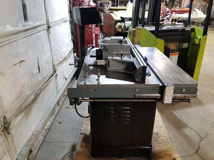 Refurbished Laguna Shaper with Sticking Accessory Fence, Model MSHAP5010-0130, 2014, 3/4 and 1 1/4" Spindles, 5HP, 1 Phase, 220V