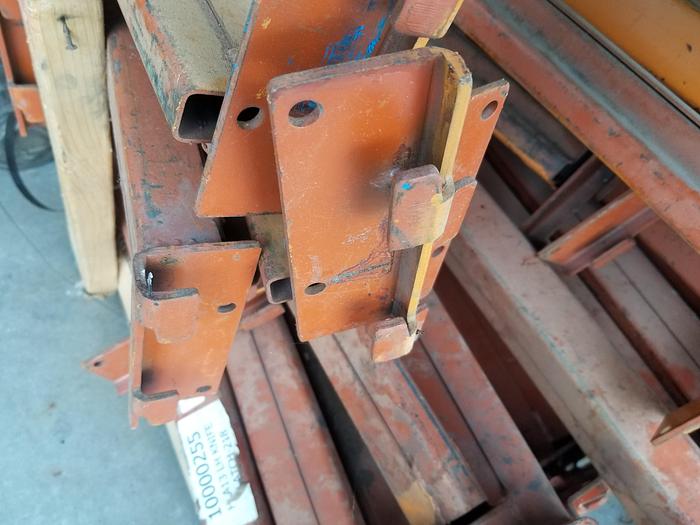 Used Pallet Racking Crossbeams, 8' Long, 2" x 2.5" High, Ridg U Rak Style