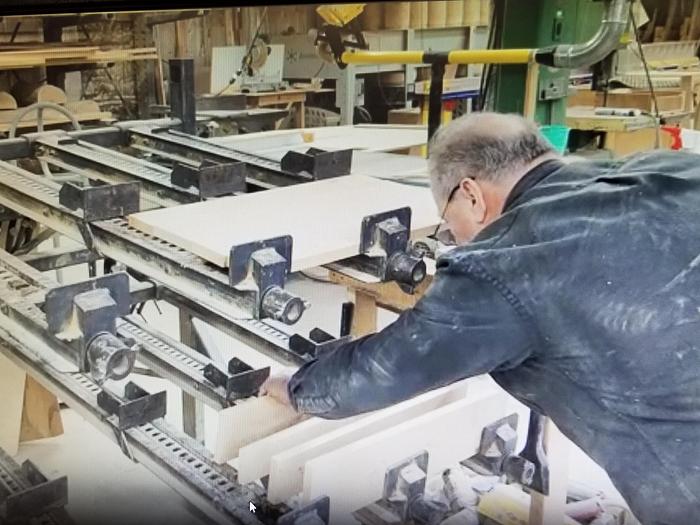 Used Doucet WR-6 16' Clamp Rack, Coming to Warehouse Soon