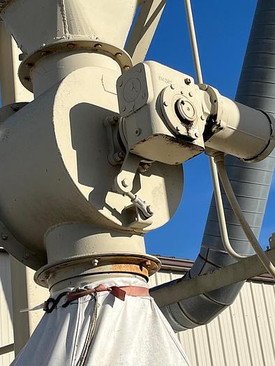 Used Murphy Rodgers Model MRSE Dust Collector, 14" RAL, Auto Shaker, 520 Ft. Filter Area, 63filter Baghouse