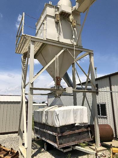 Used Murphy Rodgers Model MRSE Dust Collector, 14" RAL, Auto Shaker, 520 Ft. Filter Area, 63filter Baghouse