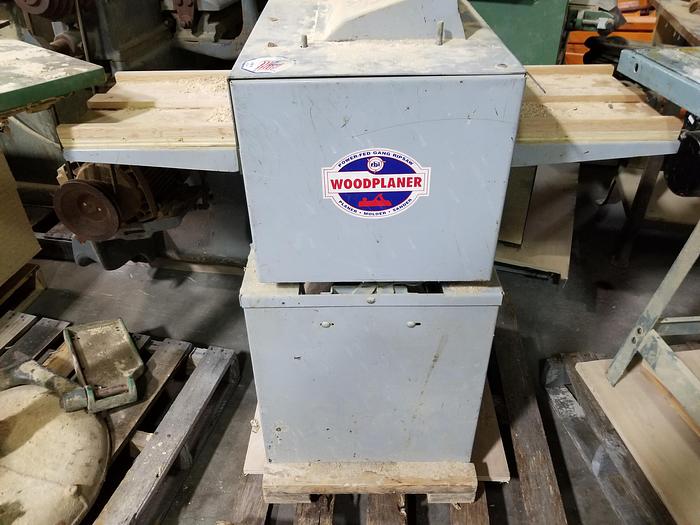 Used RBI 612 TH Planer, Sander, Molder, Gang Rip Saw, 12" Cap., Oversized Motor on Machine, Parts Missing or Broken