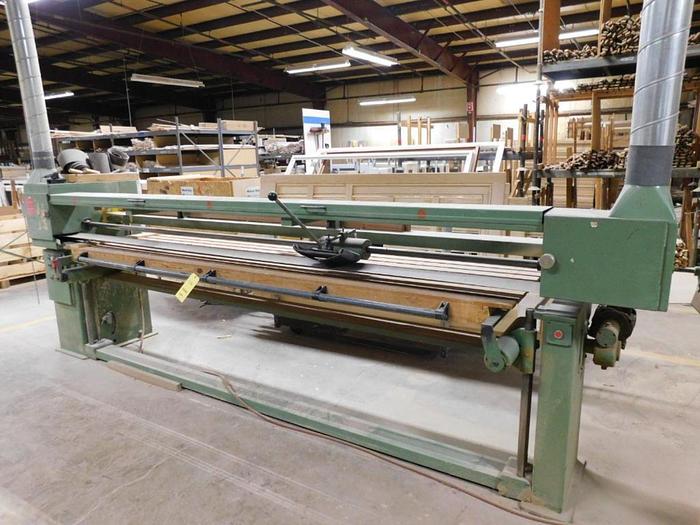 Used UNITRONEX 10' DOOR STROKE SANDER, DZJA-300 FORTIS, ANALOG CONTROL, 128" THROW, 3PH