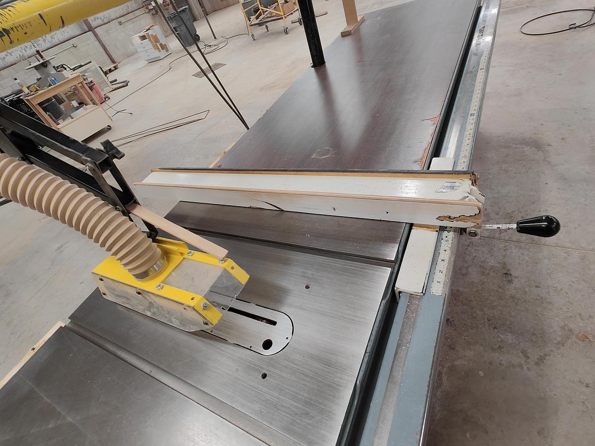 Used Delta RT-31 Table Saw, 10" Blade, 12" without scoring, 5HP, 3PH, 52" Fence