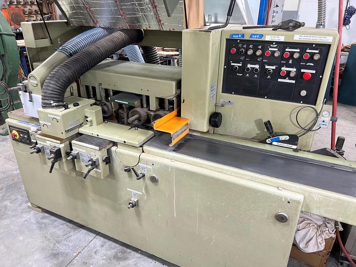 Used SCMI Compact 22 4 Head Moulder, 230V 3PH, 220mm x 120mm Moulding Capacity, 6-12 Meters Min.