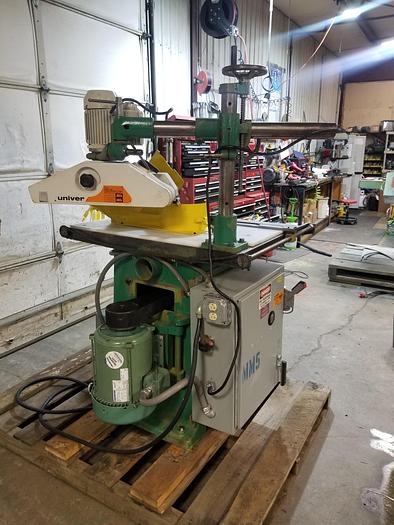 Used Northfield SP Shaper with Powerfeeder and Sticking Attachment, 7.5HP, 3PH, To Be Cleaned and Checked