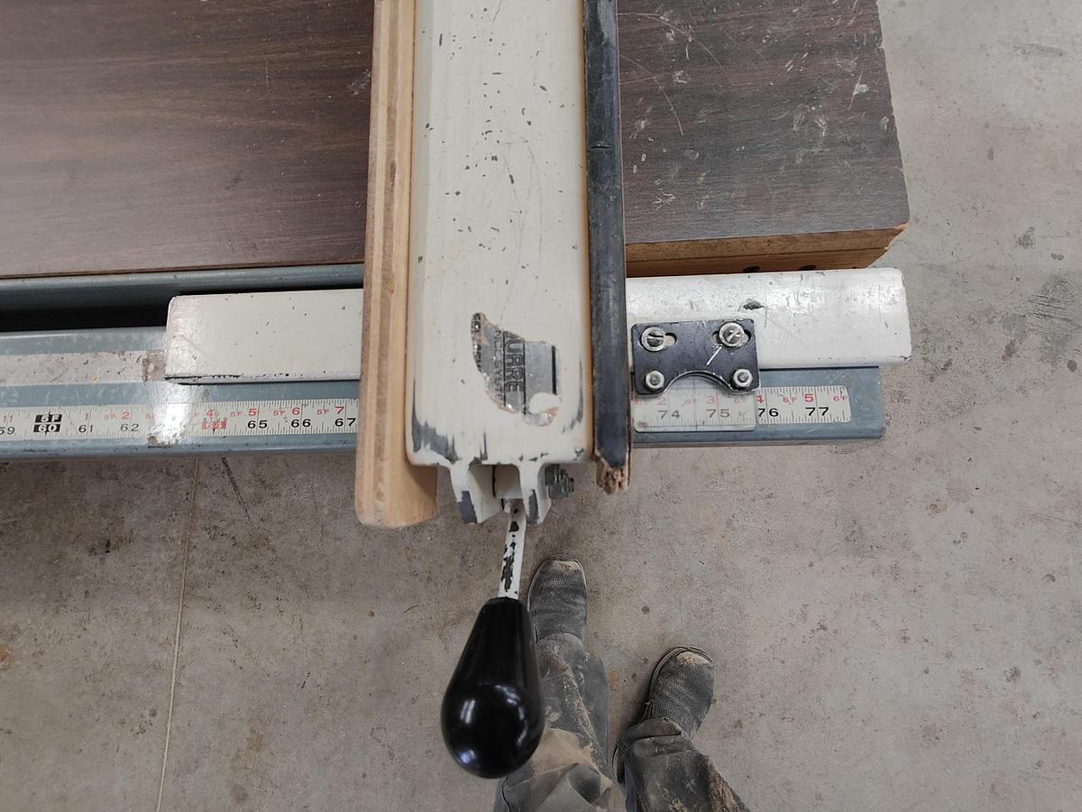 Used Delta RT-31 Table Saw, 10" Blade, 12" without scoring, 5HP, 3PH, 52" Fence