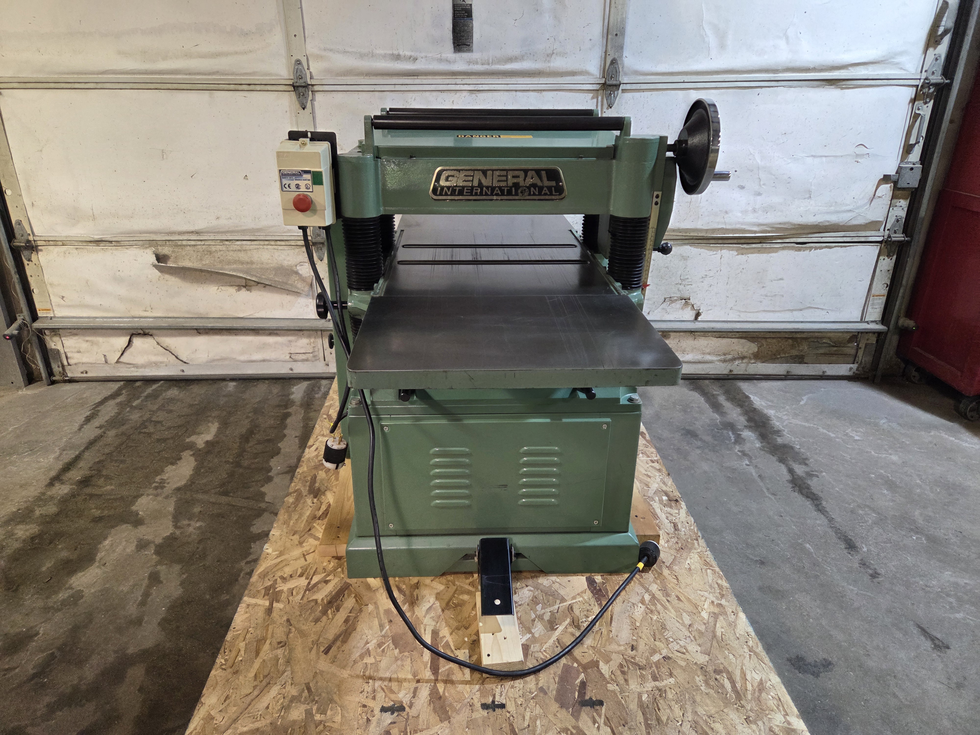 Used General International 20" Straight Knife Planer, 5HP, 230V, 1PH, 2002, Cleaned, Checked