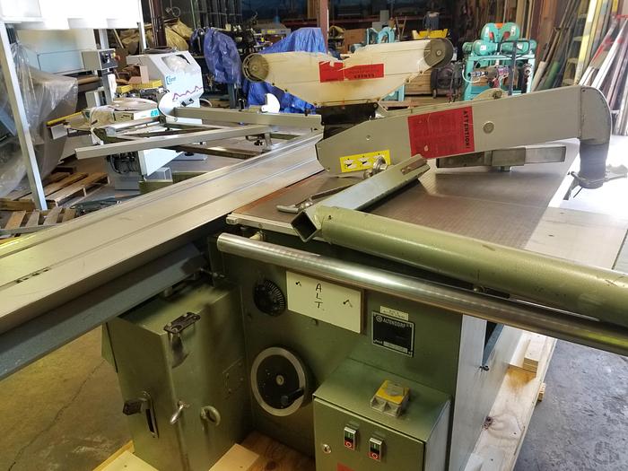 Used Altendorf F45 Sliding Table, Tilting Arbor Panel Saw, 10Ft Cap., 3PH