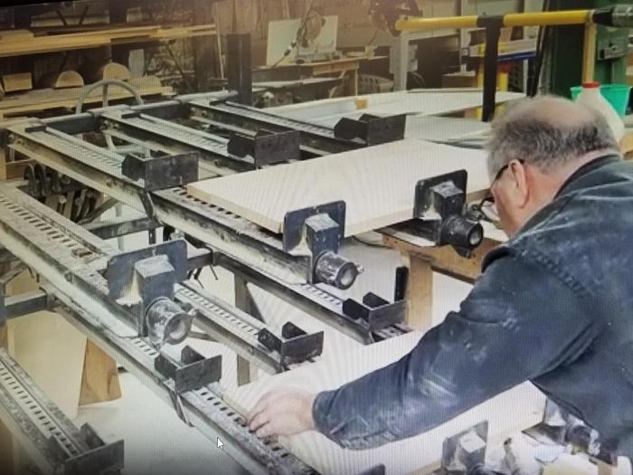 Used Doucet WR-6 16' Clamp Rack, Coming to Warehouse Soon