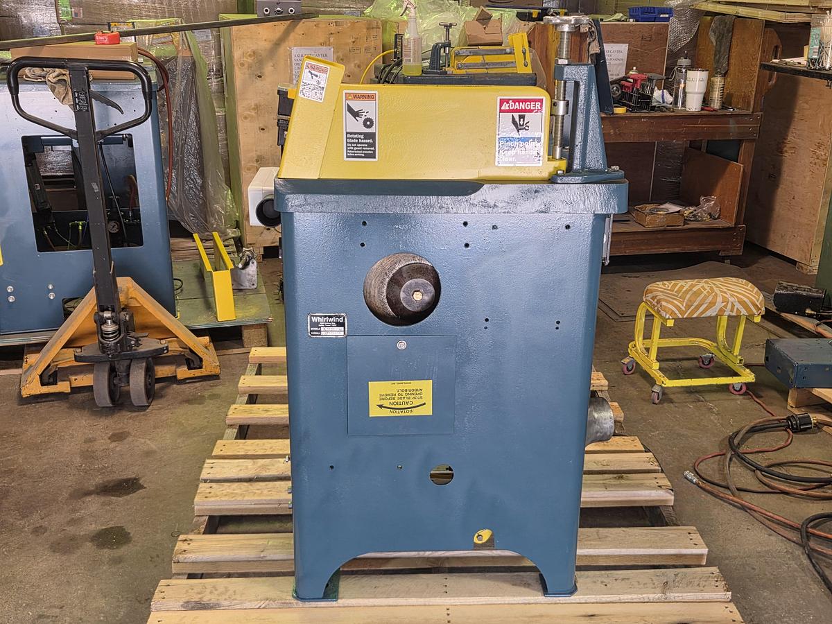 Refurbished Whirlwind 212R Refurbished Upcut Saw, 4" x 10" stock capacity, 18" blade, 10HP, 3PH Motor