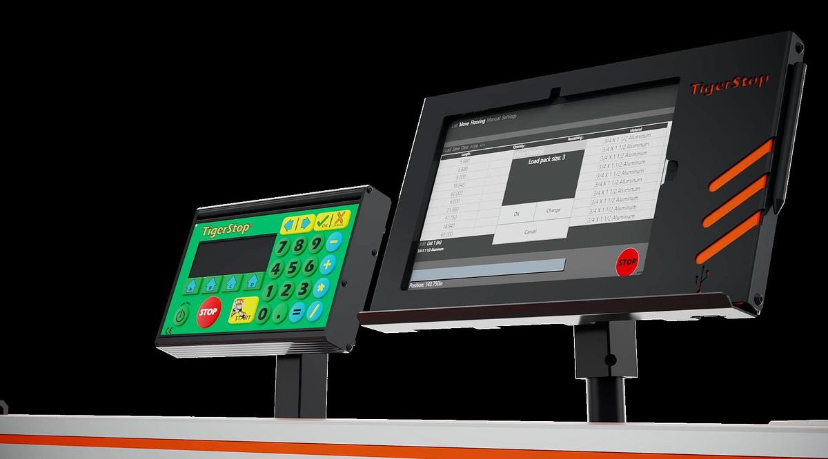 TigerStop 10’ 110V Automated Stop Positioner and Material Pusher TS10