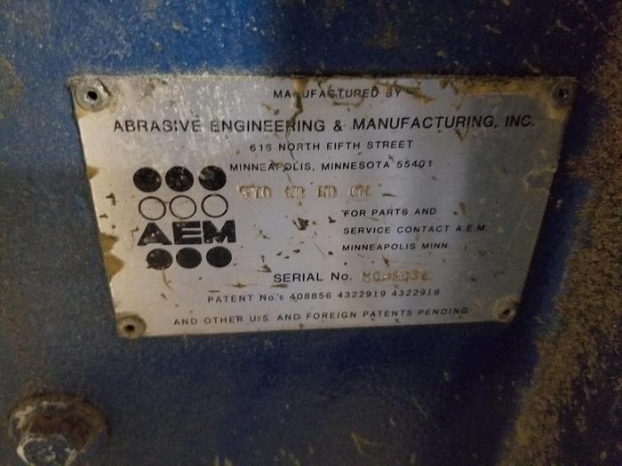 Used AEM 37 Inch 1 Head Sander, 3PH, Model 370 NB HD CH, 