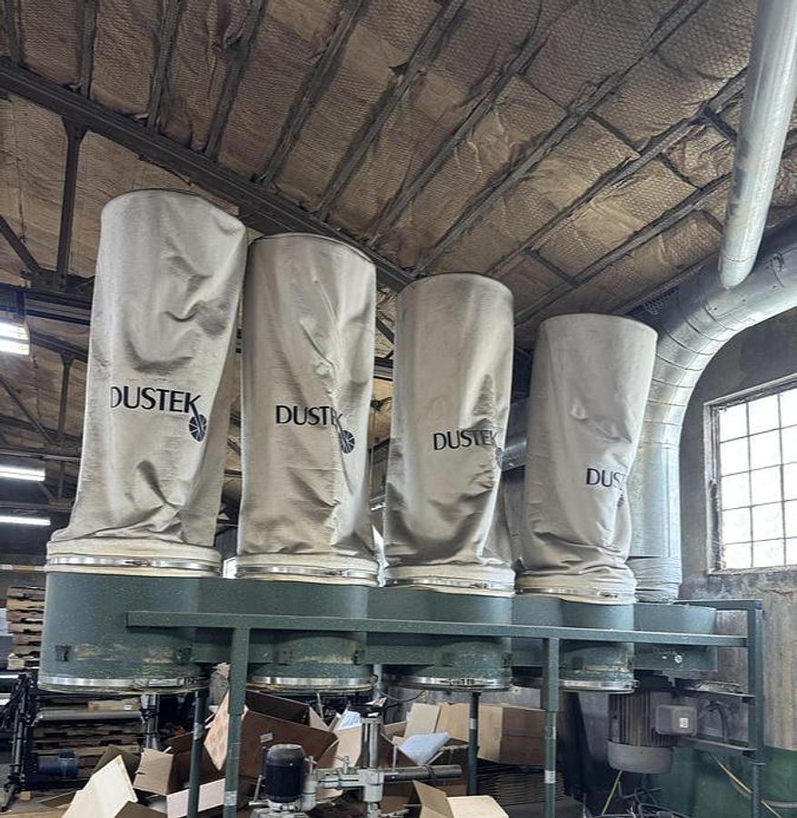 Used Dustek C1500 Dust Collector, 15HP, 3PH, Approx. 5,000CFM, 14" Inlet Diameter