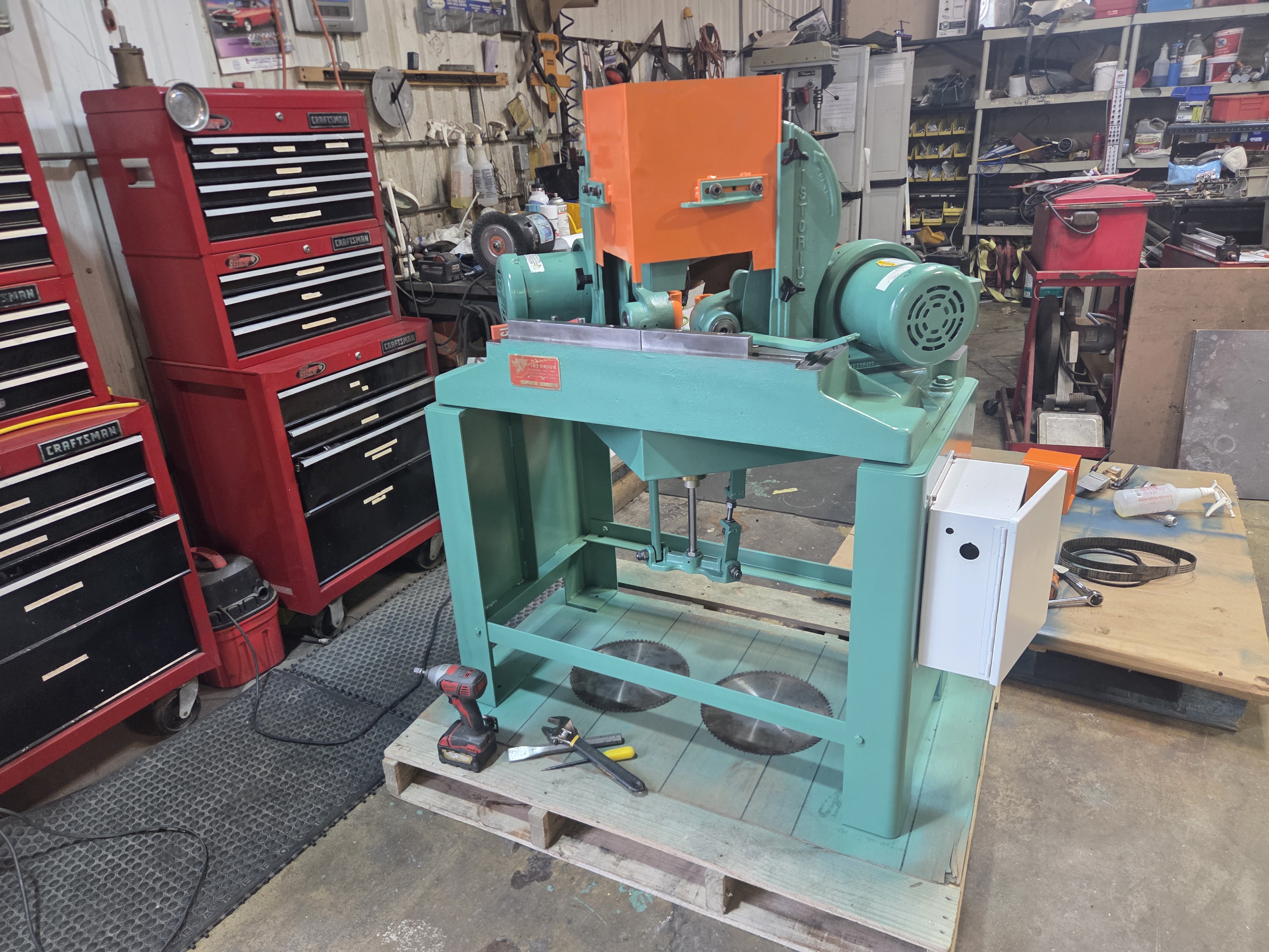 Refurbished Pistorius MN-200, (2) 1.5HP motors, 230V, 3PH, Being Rebuilt and tested with many new parts