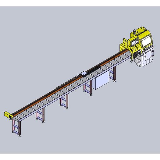 Pat Mooney Saws PMI-CNC 18 MDS Automatic Upcut Sawing Center, 7.5HP, 4.3 x 11.8 Sawing Cap, Pushfeed, Touchscreen Controls