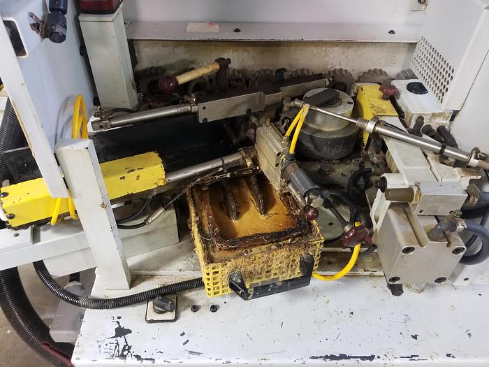 Used Brandt KD56 Edgebander, 0.4-3mm Coil/Strip Cap., 2002, Cleaned, Checked