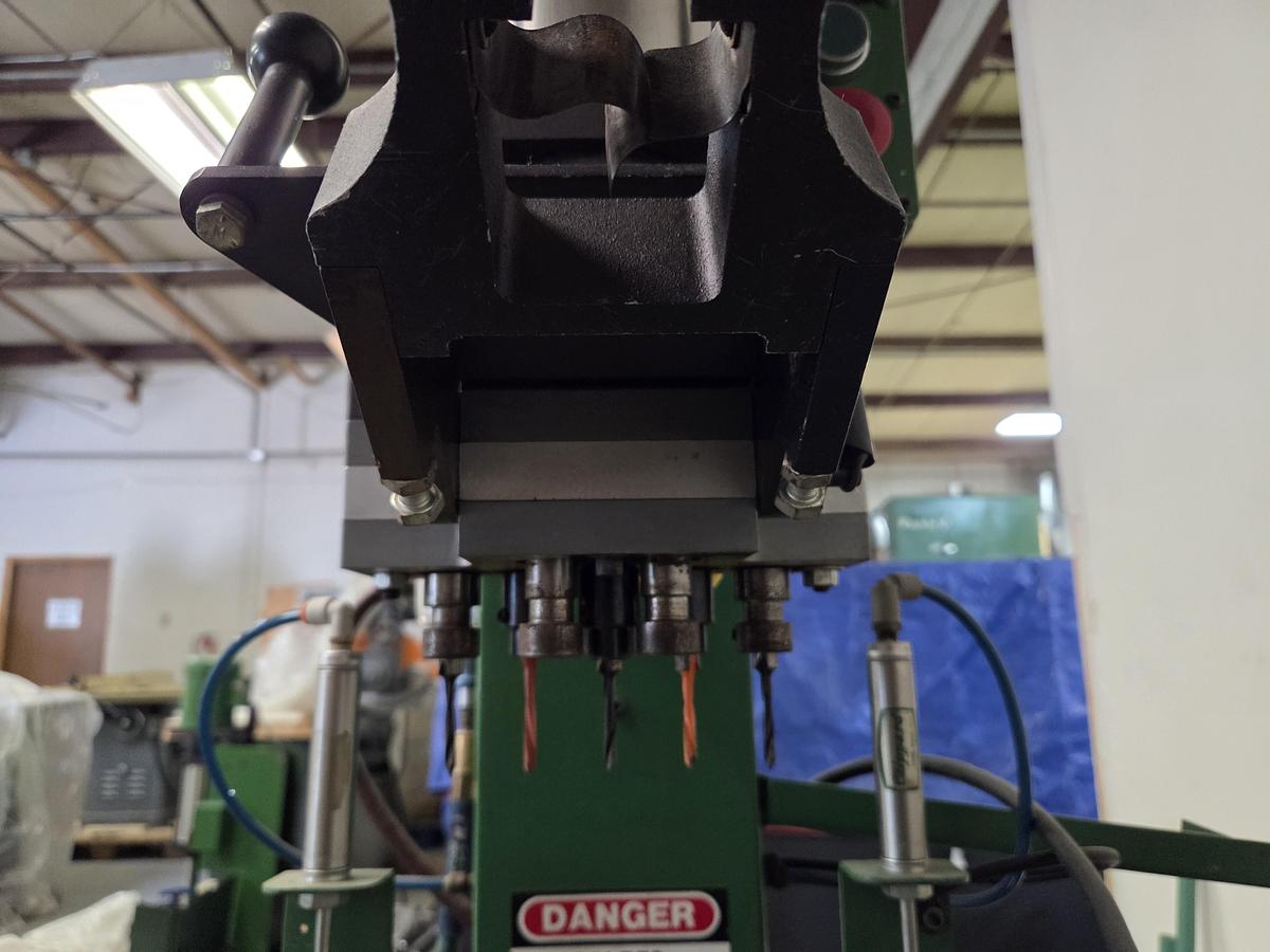Used Grass Hinge/Boring Insertion Machine, 5 Spindle, 32MM, Vertical Head, 1HP, 3PH