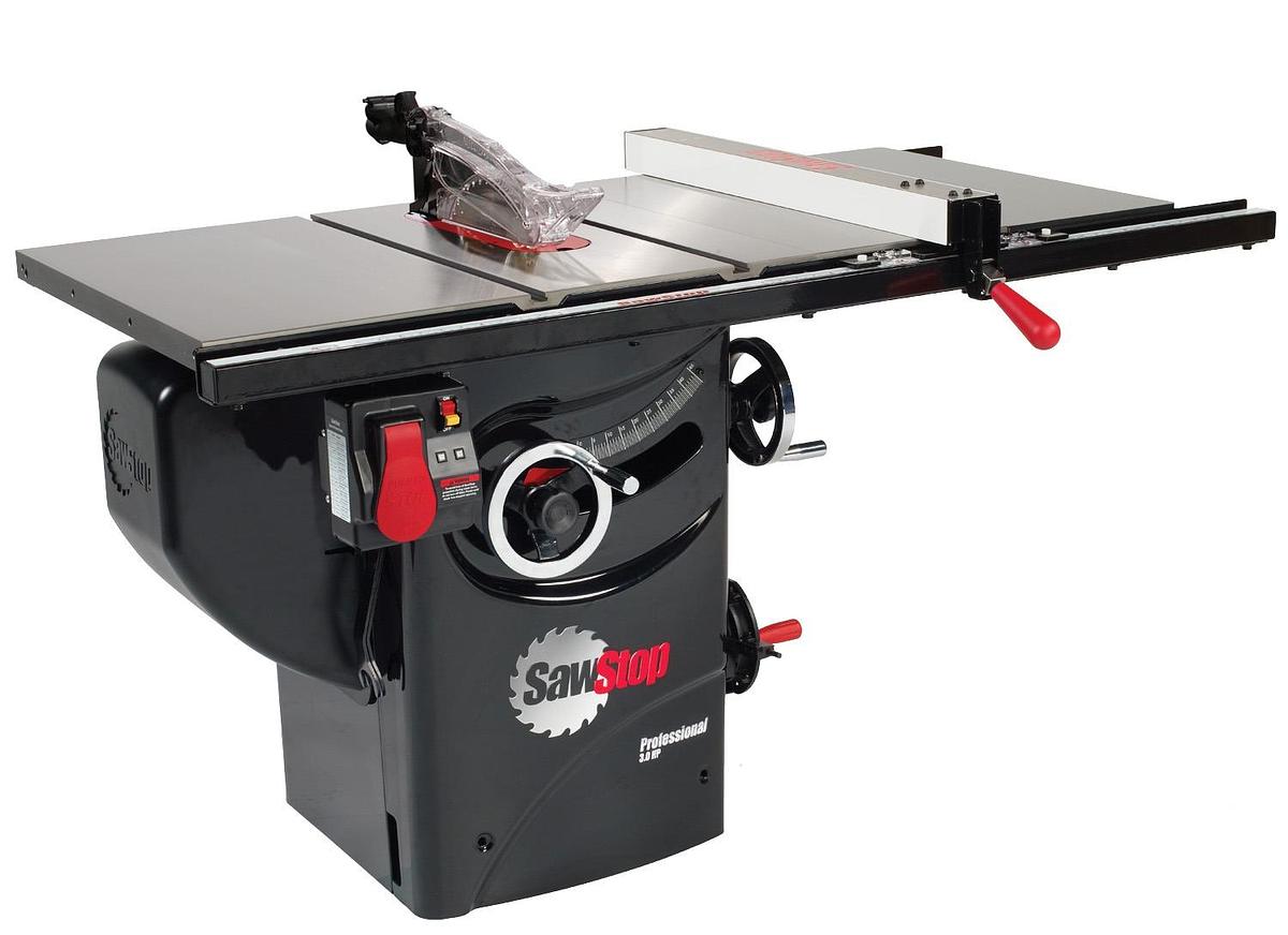 SawStop Professional 3HP 1PH 230V with 30″ Premium Fence System