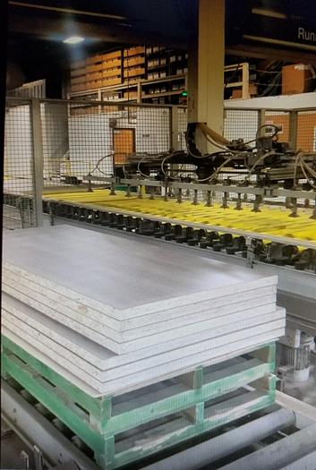 Used Mahros Vacuum Panel Stacker / Loader, 220lb Cap., 2004, 32 Cup Double Row Head