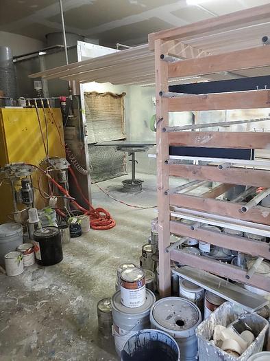 Used 2 Spray Booths, Plus Air Make-up Unit, Ducting Package