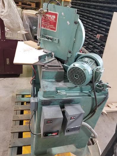 Refurbished Pistorius Rebuilt MN-201, 12" Blade Cap. Toe Kick, Notching Saw, 3PH