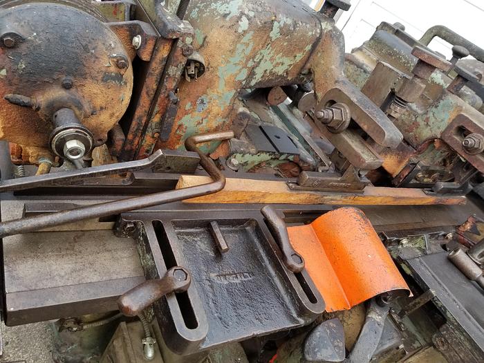 Used Mattison 276 Moulder, 6" x 4" Cap., 4 Head, Top, L, R, Bottom, 2 Additional Arbors Side / Top on machine, Hopper feed, 3PH