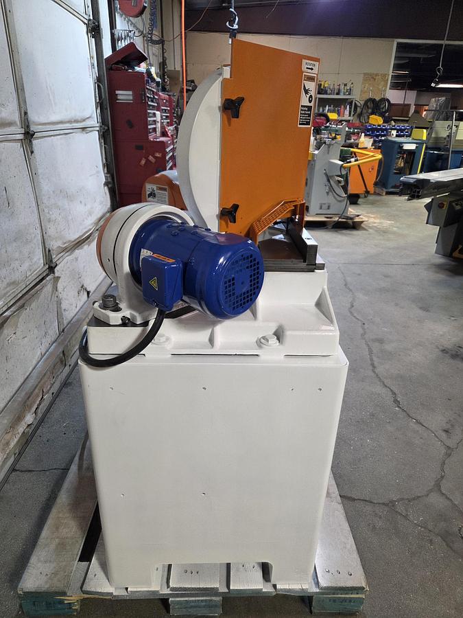 Refurbished Pistorius MN-300 Double Miter Saw, 14" Blade Capacity, 4"W x 2 5/8"H Profile Capacity, Refurbished