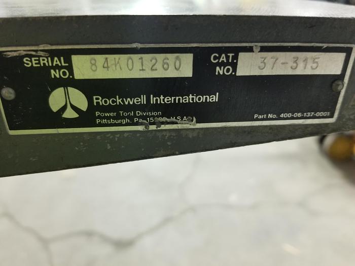 Used Rockwell 37-315 8" Jointer, 1984, 3PH, Cleaned, Checked