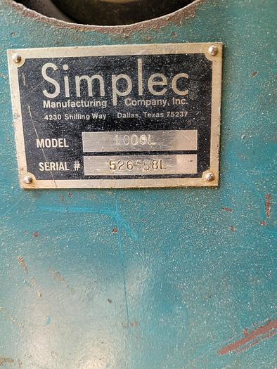 Used Whirlwind 1000 Upcut Saw, 5HP, 3PH,