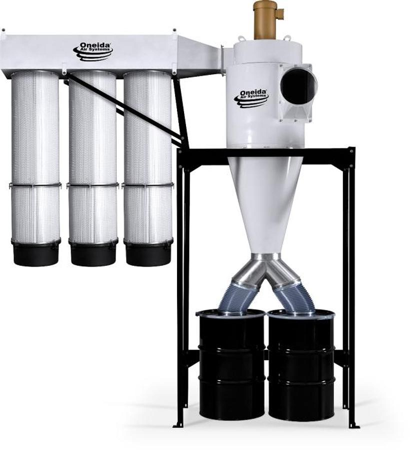 10hp 230V Direct Drive Industrial 110 Gal. Cyclone Dust Collector