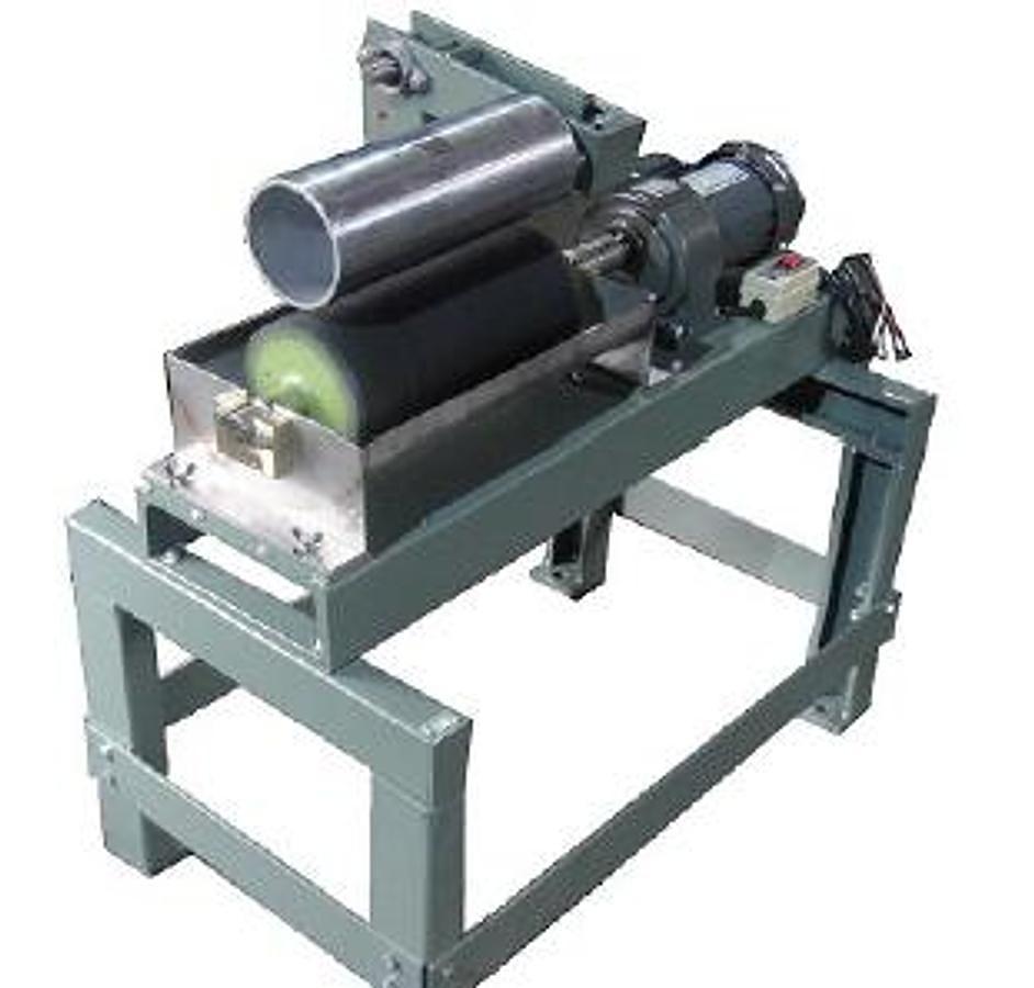 Castaly GS-12C2525 12" Glue Spreader Conveyor for Strips on Stand, 25ft Conveyor infeed, 25ft Conveyor Outfeed