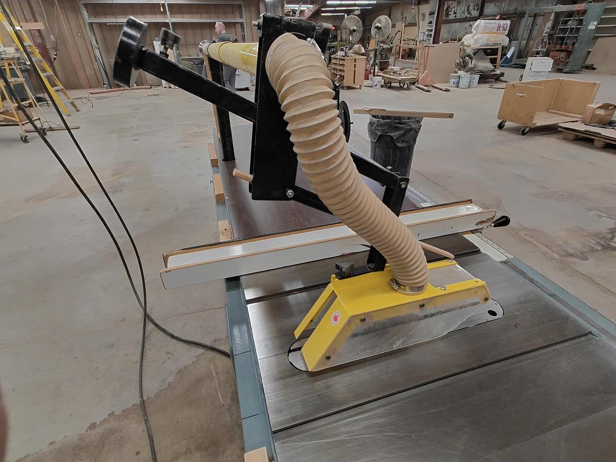 Used Delta RT-31 Table Saw, 10" Blade, 12" without scoring, 5HP, 3PH, 52" Fence