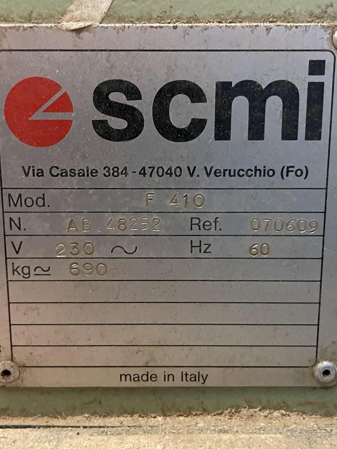 Used SCMI F410 16" Jointer, 3PH