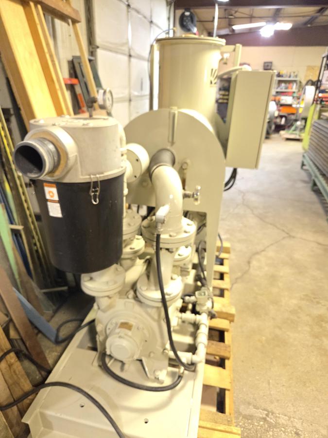 Used Dekker Vacuum Pump, Cleaned Checked, Hose Repaired