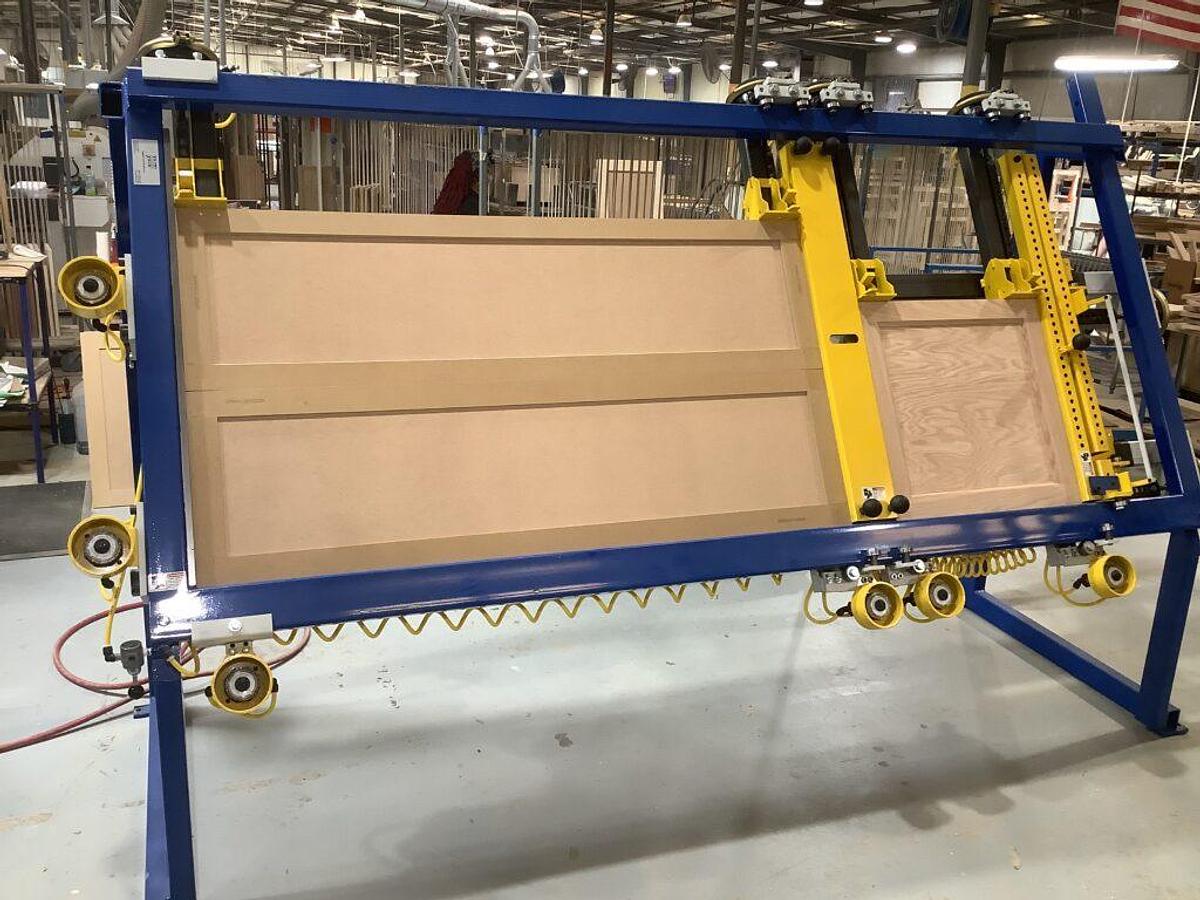 JLT 717C-CHBB Large Capacity Double Miter Door Clamp
