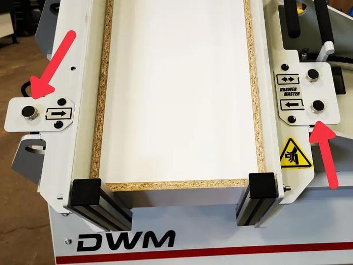 Doucet DWM-36 Drawer Master Universal Drawer Box Clamp w/ Fixed Left Jaw, 10" height x 24" width x 36" length capacity